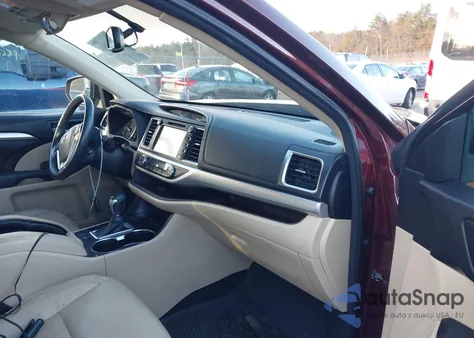 2016 Toyota Highlander Xle V6 from USA, damaged, VIN 5TDJKRFH2GS289731